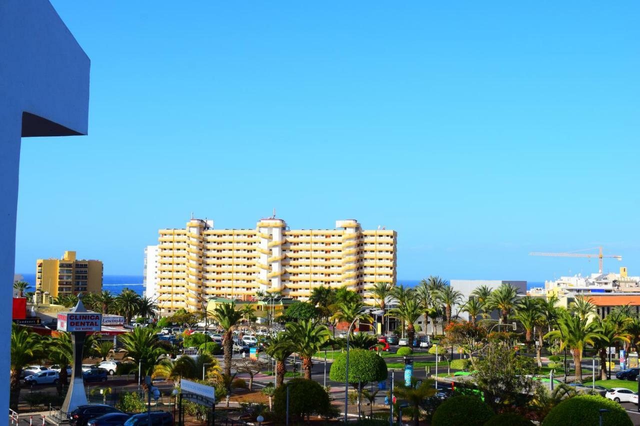 Sunny Summerland Los Cristianos, Ap With City And Ocean View Лос Кристианос Экстерьер фото